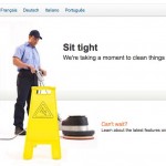 LinkedIn.com's site maintenance screen, "Sit Tight"